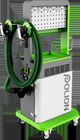 Green  Car Sanding Machine Dust Bag Suction Hose Motor Driving 40KGS Weight