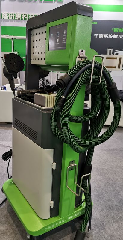 Fully Automatic Car Paint Sanding Machine Green And Grey Color